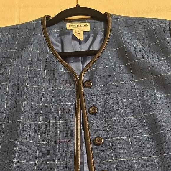 Pendleton Blue Checkered Blazer - Picture 10 of 13